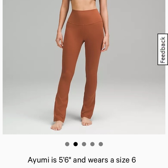 NWT - LULULEMON Align High-Rise SABLE - SIZE 6 ❤️ mini flare pant (never worn)! - Picture 2 of 4